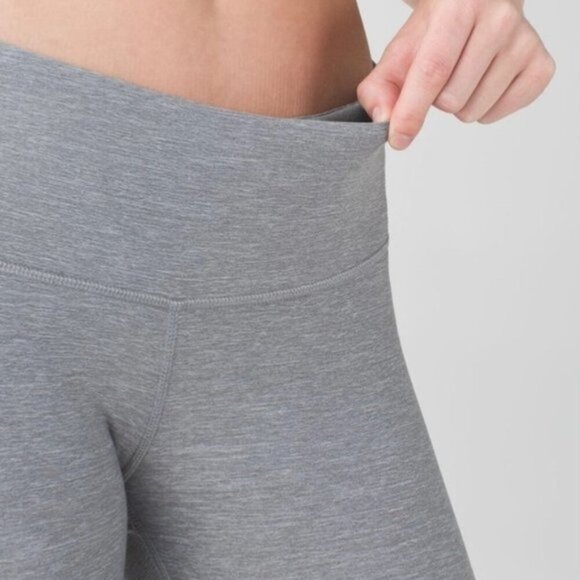 Lululemon Wunder Under Pant III Heathered Slate size 4 - Picture 5 of 11